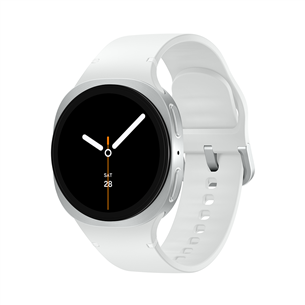 Samsung Galaxy Watch8, 40 mm, LTE, sudraba - Viedpulkstenis