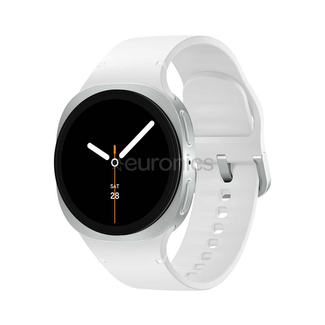 Samsung Galaxy Watch8, 40 mm, LTE, sudraba - Viedpulkstenis