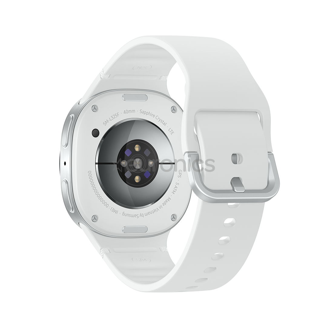 Samsung Galaxy Watch8, 40 mm, LTE, sudraba - Viedpulkstenis
