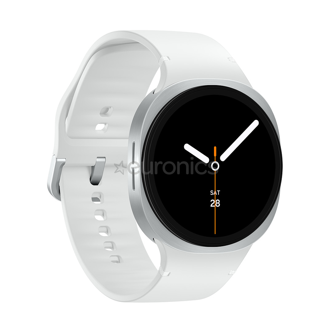 Samsung Galaxy Watch8, 44 mm, LTE, sudraba - Viedpulkstenis