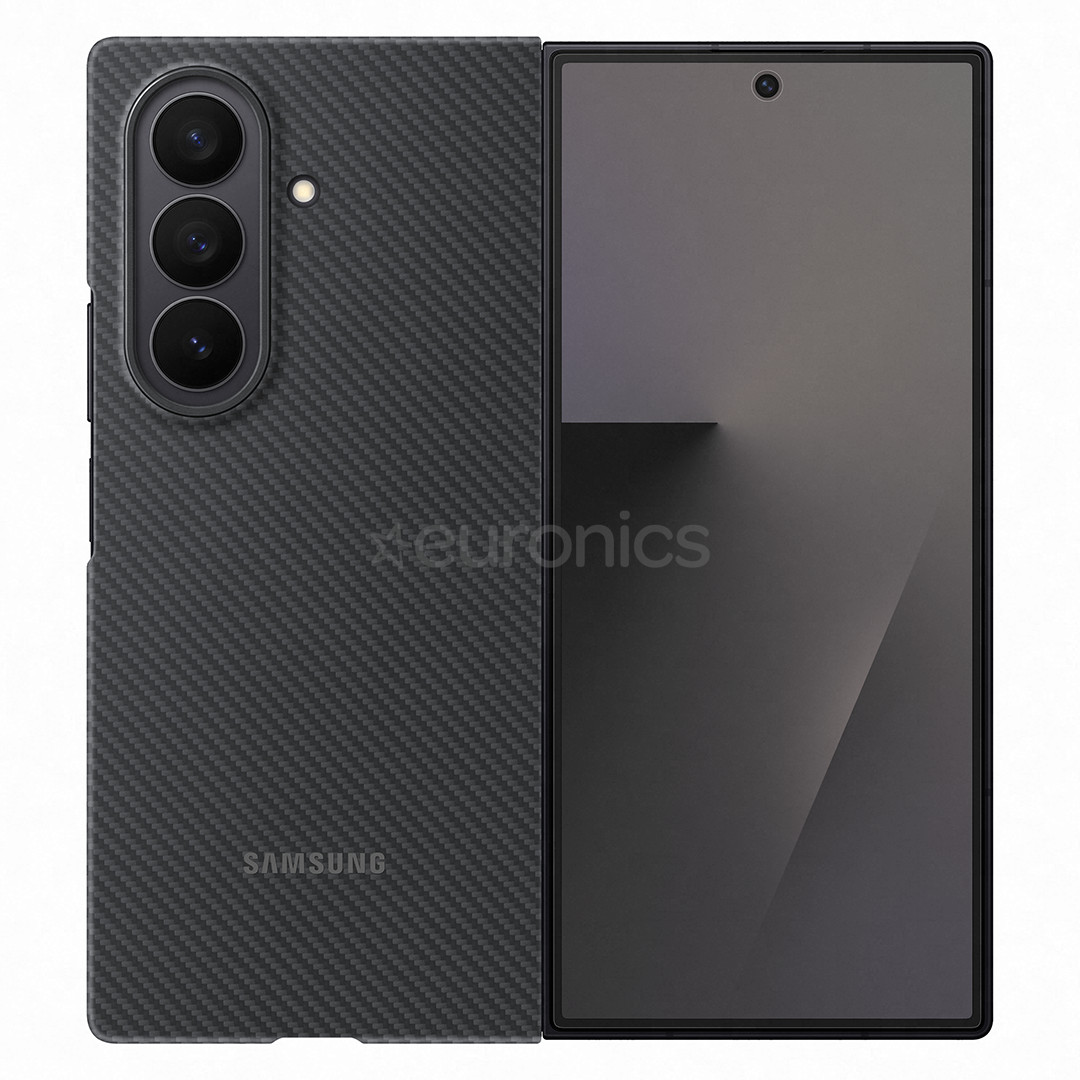 Samsung Carbon Shield Case, Galaxy Fold7, melna - Apvalks viedtālrunim