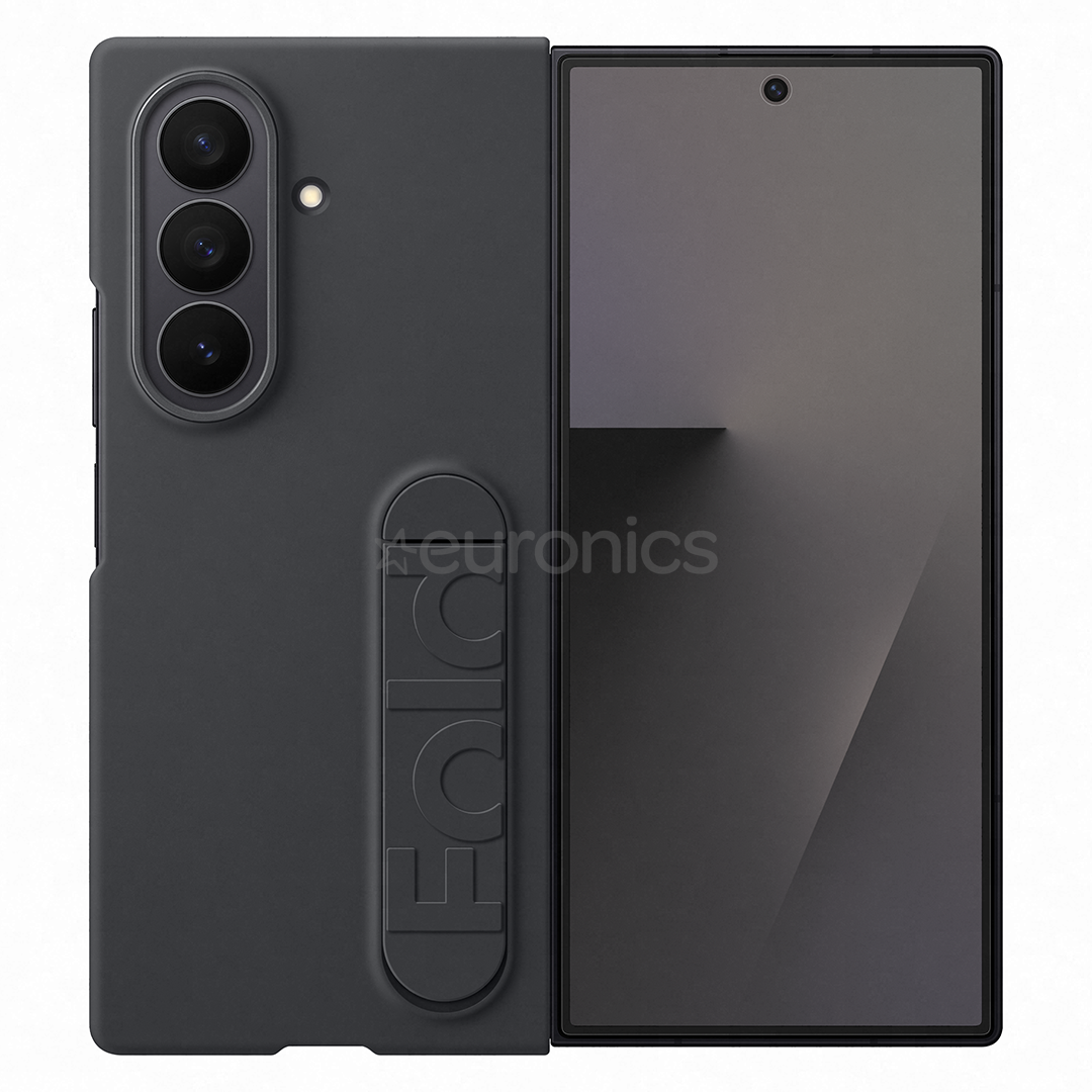 Samsung Silicone Case, Galaxy Fold7, melna - Apvalks viedtālrunim