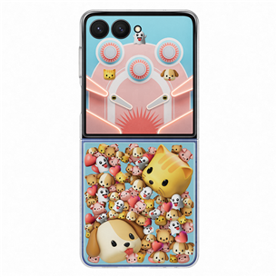 Samsung Flipsuit Case, Galaxy Flip7, прозрачный - Силиконовый чехол EF-ZF766CTEGWW