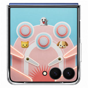 Samsung Flipsuit Case, Galaxy Flip7, caurspīdīga - Apvalks viedtālrunim