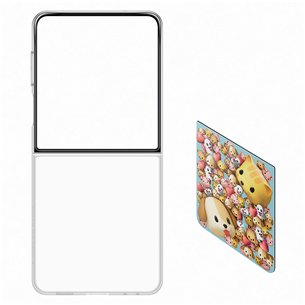 Samsung Flipsuit Case, Galaxy Flip7, прозрачный - Силиконовый чехол