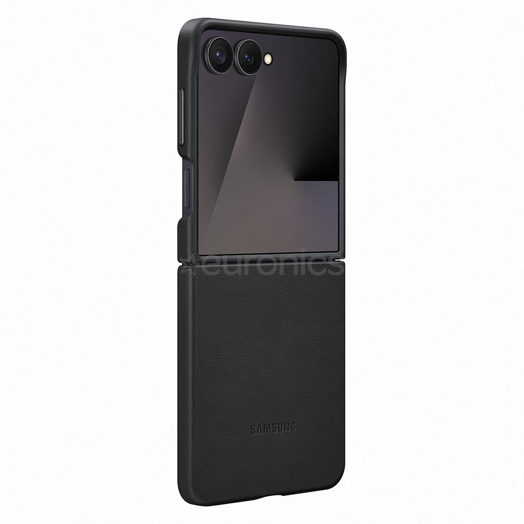 Samsung Kindsuit Case, Galaxy Flip7, melna - Apvalks viedtālrunim