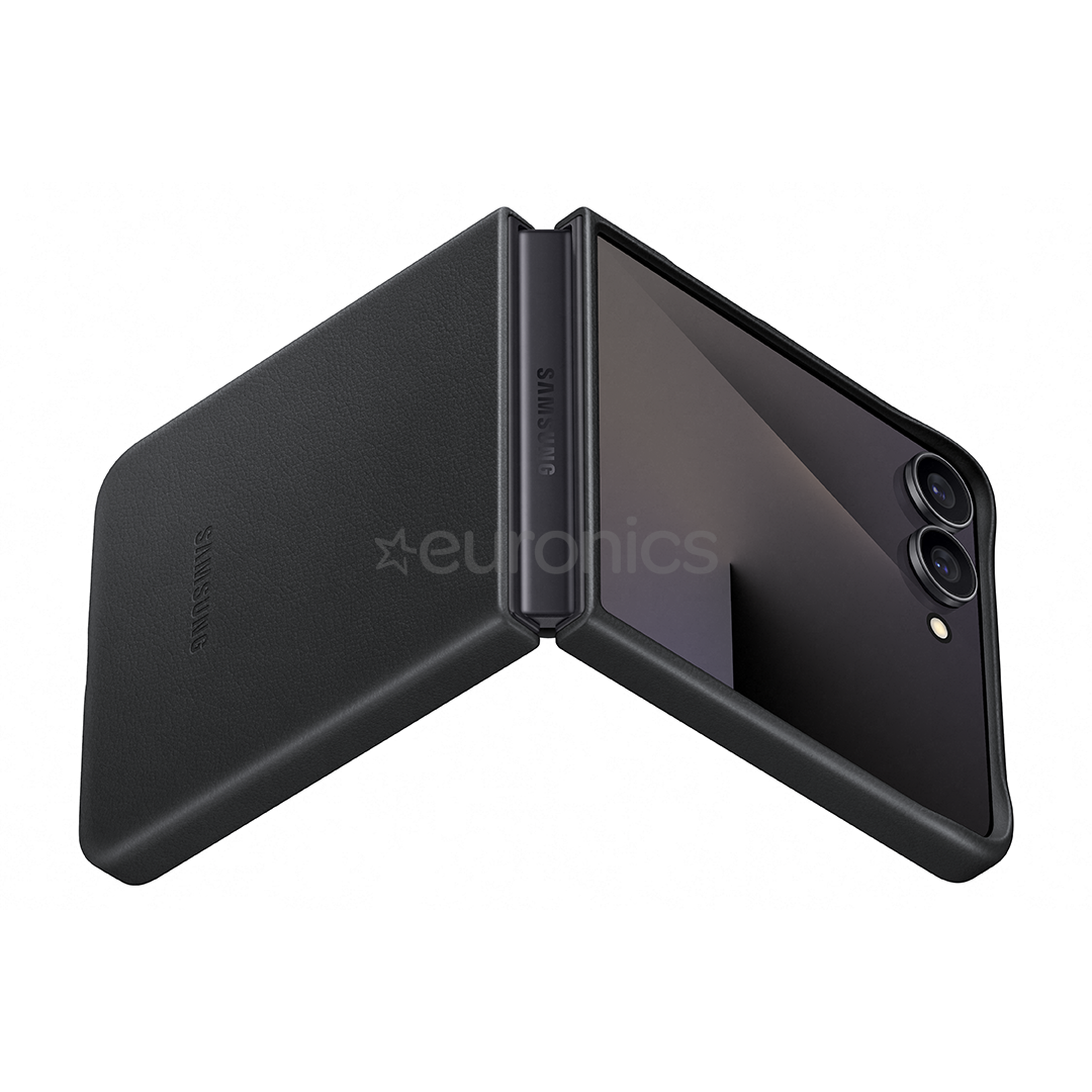 Samsung Kindsuit Case, Galaxy Flip7, melna - Apvalks viedtālrunim