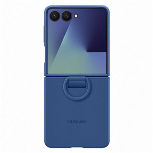 Samsung Silicone case, Galaxy Flip7, синий - Силиконовый чехол EF-PF766TNEGWW