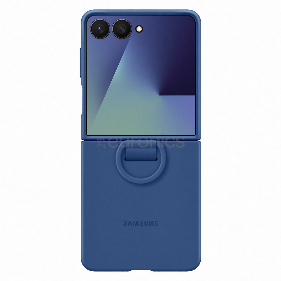 Samsung Silicone case, Galaxy Flip7, серый - Силиконовый чехол