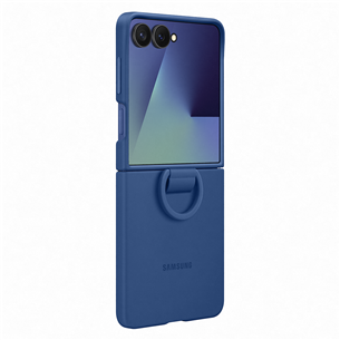 Samsung Silicone case, Galaxy Flip7, серый - Силиконовый чехол