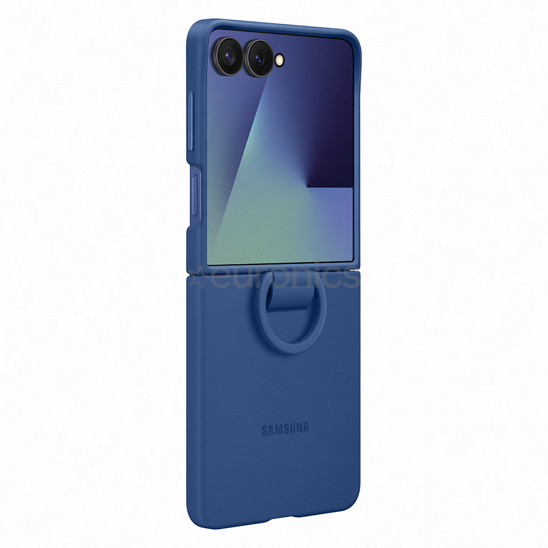 Samsung Silicone case, Galaxy Flip7, серый - Силиконовый чехол