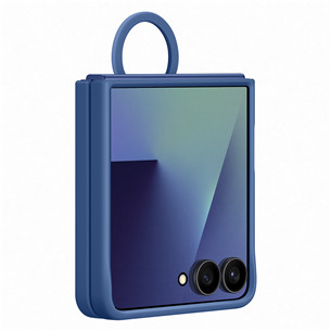 Samsung Silicone case, Galaxy Flip7, zila - Apvalks viedtālrunim