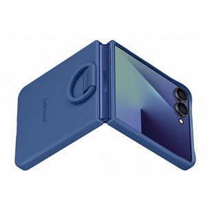 Samsung Silicone case, Galaxy Flip7, серый - Силиконовый чехол