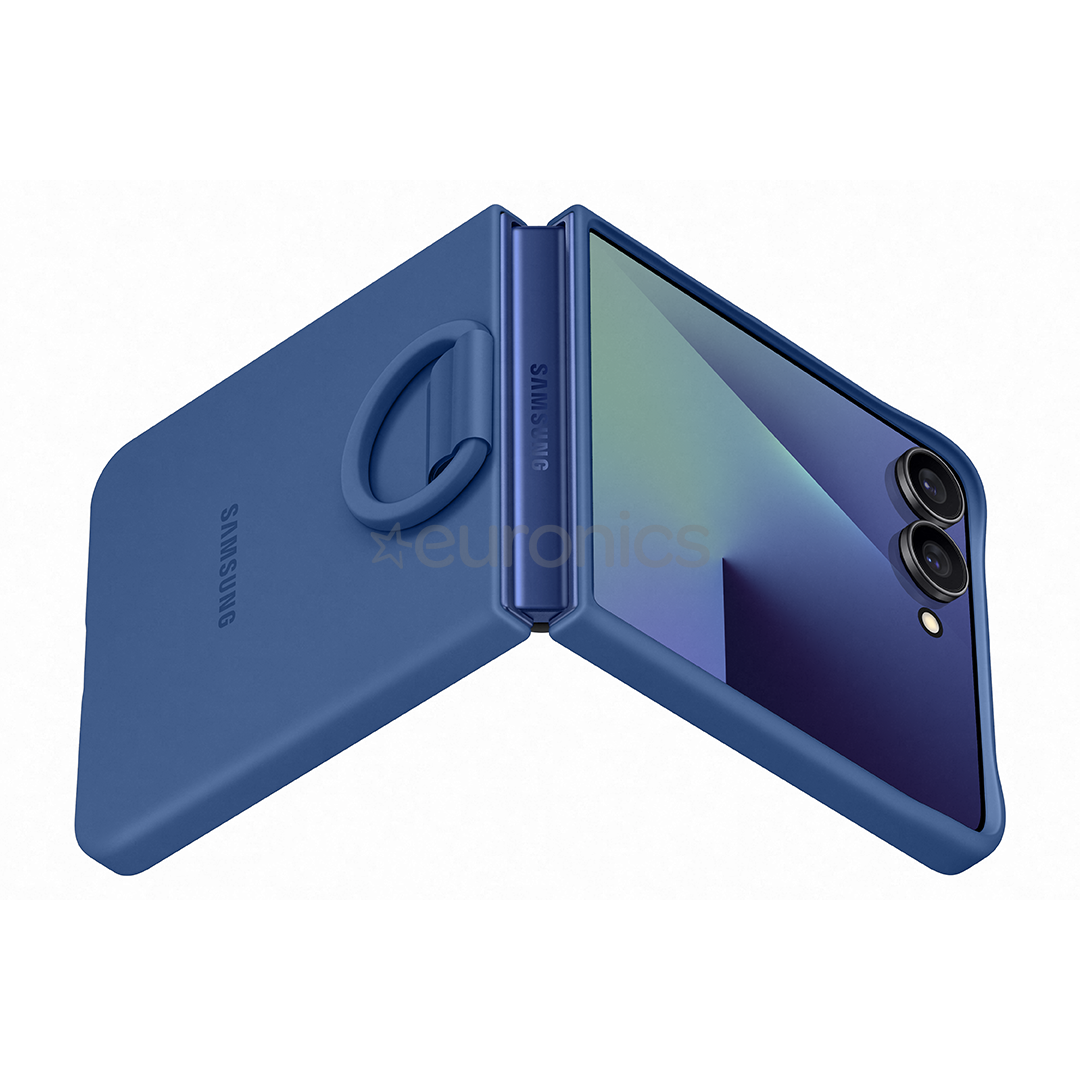 Samsung Silicone case, Galaxy Flip7, серый - Силиконовый чехол