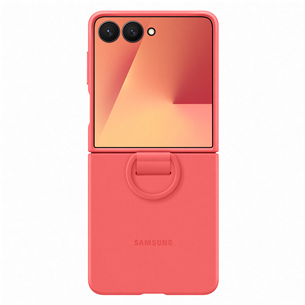 Samsung Silicone case, Galaxy Flip7, серый - Силиконовый чехол EF-PF766TREGWW
