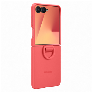 Samsung Silicone case, Galaxy Flip7, серый - Силиконовый чехол