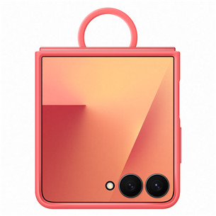 Samsung Silicone case, Galaxy Flip7, sarkana - Apvalks viedtālrunim