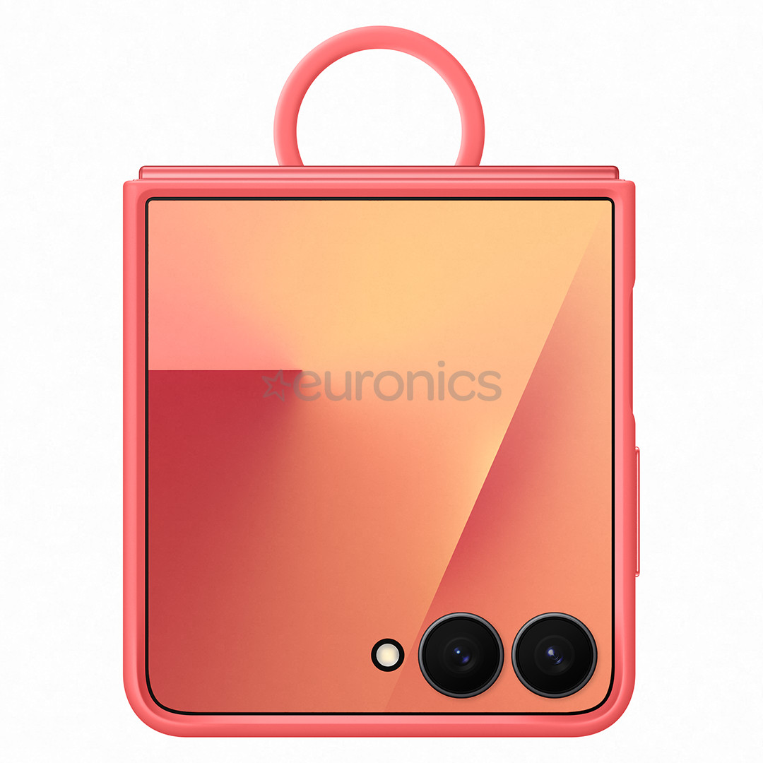 Samsung Silicone case, Galaxy Flip7, sarkana - Apvalks viedtālrunim