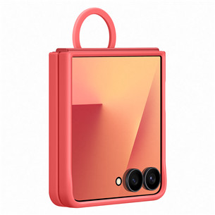 Samsung Silicone case, Galaxy Flip7, sarkana - Apvalks viedtālrunim