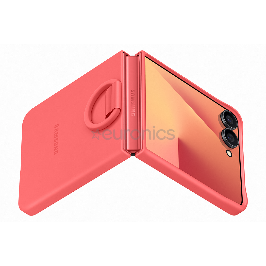 Samsung Silicone case, Galaxy Flip7, серый - Силиконовый чехол
