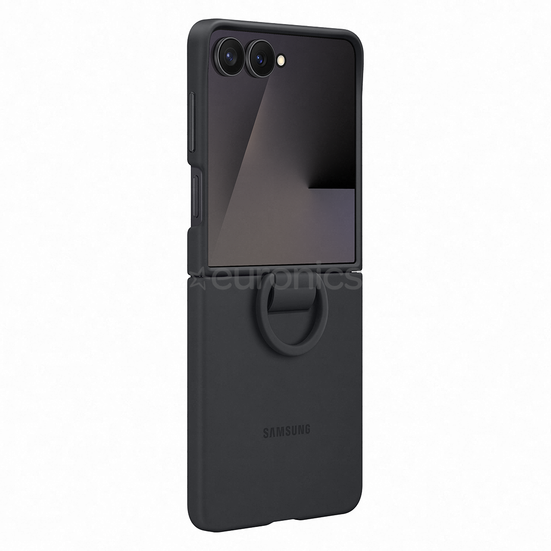 Samsung Silicone case, Galaxy Flip7, серый - Силиконовый чехол
