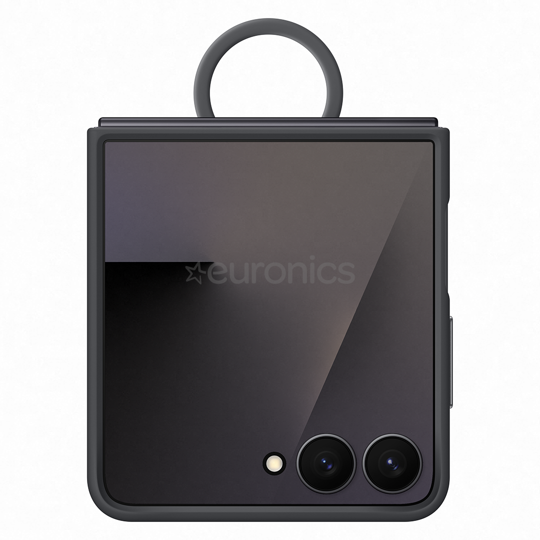 Samsung Silicone case, Galaxy Flip7, серый - Силиконовый чехол