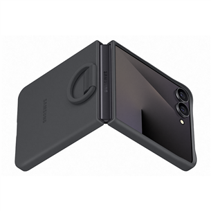 Samsung Silicone case, Galaxy Flip7, серый - Силиконовый чехол