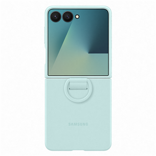 Samsung Silicone case, Galaxy Flip7, серый - Силиконовый чехол EF-PF766TMEGWW