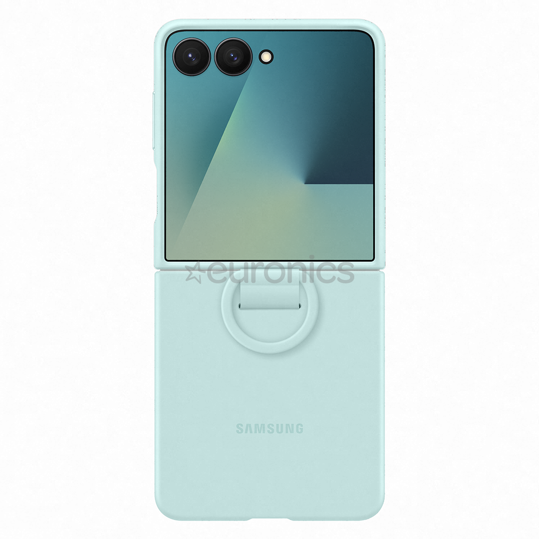 Samsung Silicone case, Galaxy Flip7, серый - Силиконовый чехол