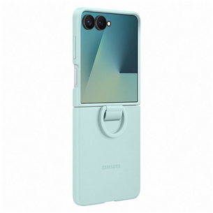 Samsung Silicone case, Galaxy Flip7, серый - Силиконовый чехол