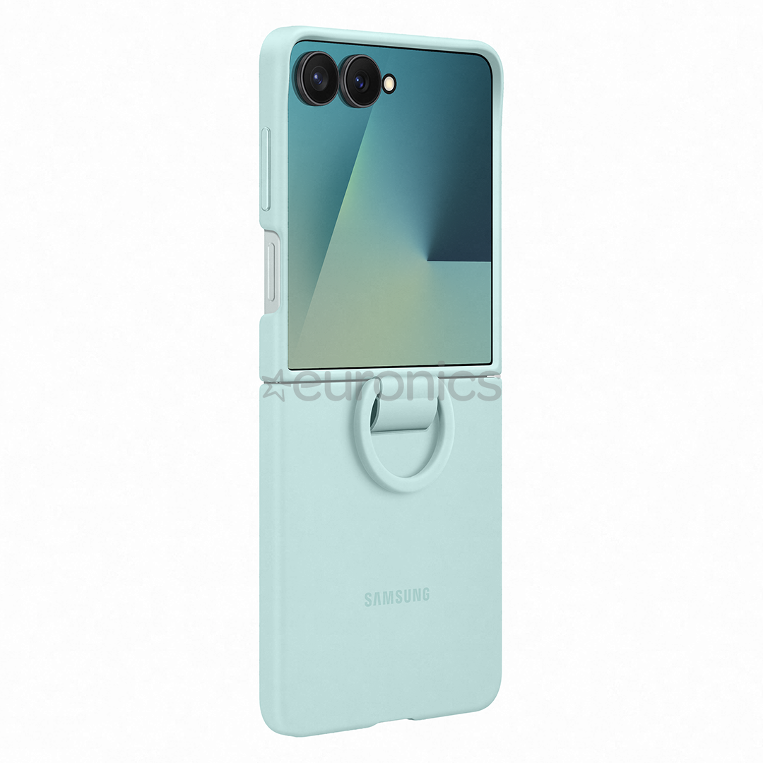 Samsung Silicone case, Galaxy Flip7, серый - Силиконовый чехол
