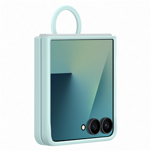 Samsung Silicone case, Galaxy Flip7, серый - Силиконовый чехол