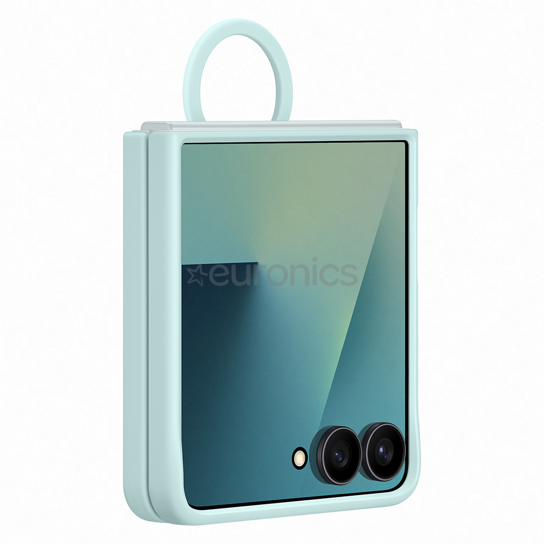 Samsung Silicone case, Galaxy Flip7, gaiši zaļa - Apvalks viedtālrunim