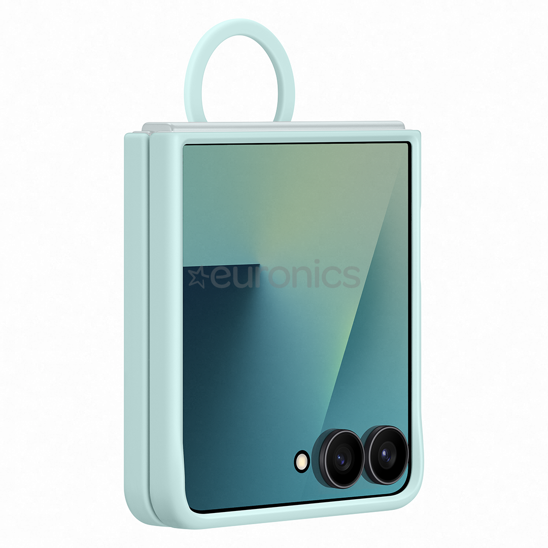 Samsung Silicone case, Galaxy Flip7, серый - Силиконовый чехол