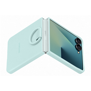 Samsung Silicone case, Galaxy Flip7, серый - Силиконовый чехол