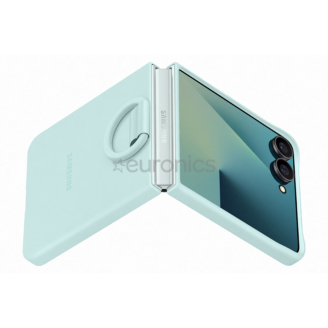 Samsung Silicone case, Galaxy Flip7, серый - Силиконовый чехол