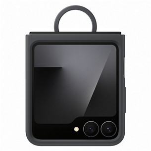 Samsung Silicone case, Galaxy Flip7 FE, melna - Apvalks viedtālrunim