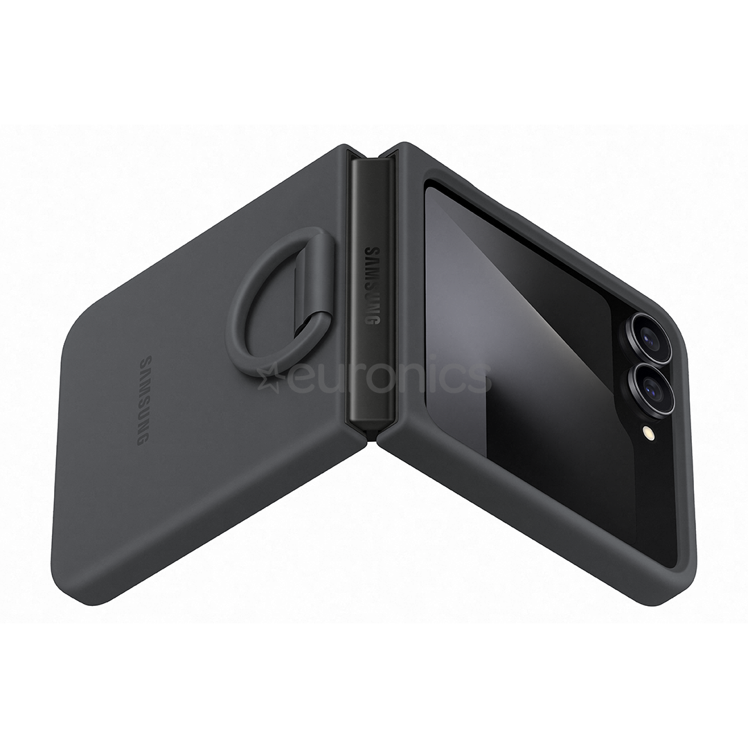 Samsung Silicone case, Galaxy Flip7 FE, темно-синий - Силиконовый чехол