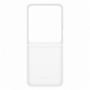 Samsung Silicone case, Galaxy Flip7 FE, balta - Apvalks viedtālrunim EF-PF741TWEGWW