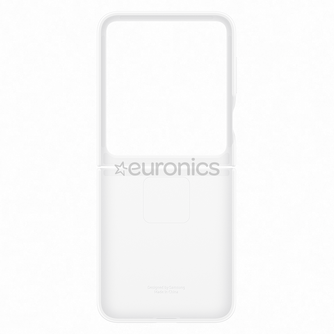 Samsung Silicone case, Galaxy Flip7 FE, balta - Apvalks viedtālrunim