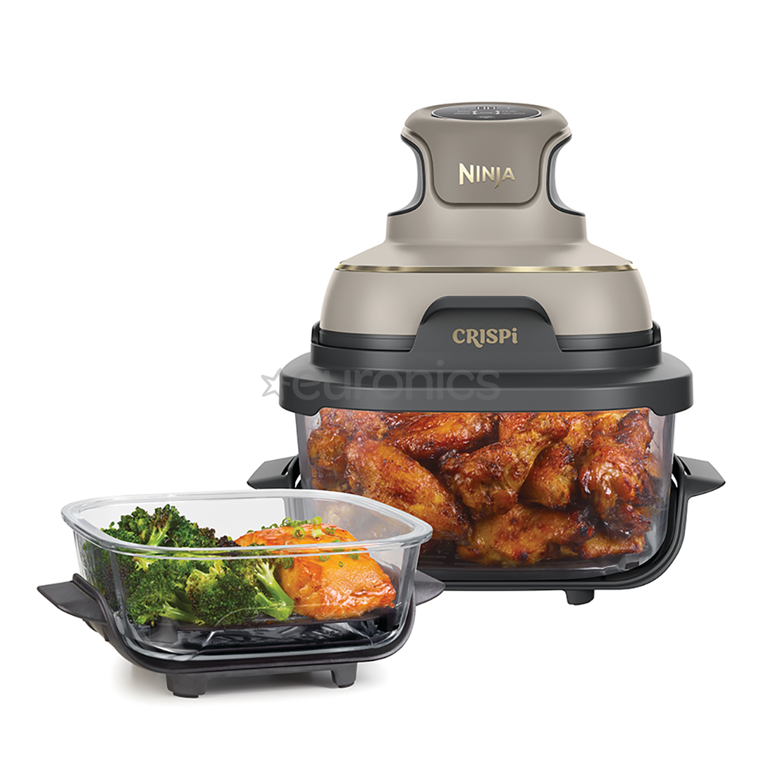 Ninja CRISPi 4-in-1, 1700 W, 3.8 L, bēša - Portatīvais karstā gaisa friteris
