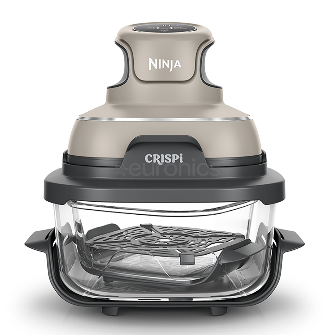 Ninja CRISPi 4-in-1, 1700 W, 3.8 L, bēša - Portatīvais karstā gaisa friteris
