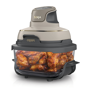 Ninja CRISPi 4-in-1, 1700 W, 3.8 L, bēša - Portatīvais karstā gaisa friteris