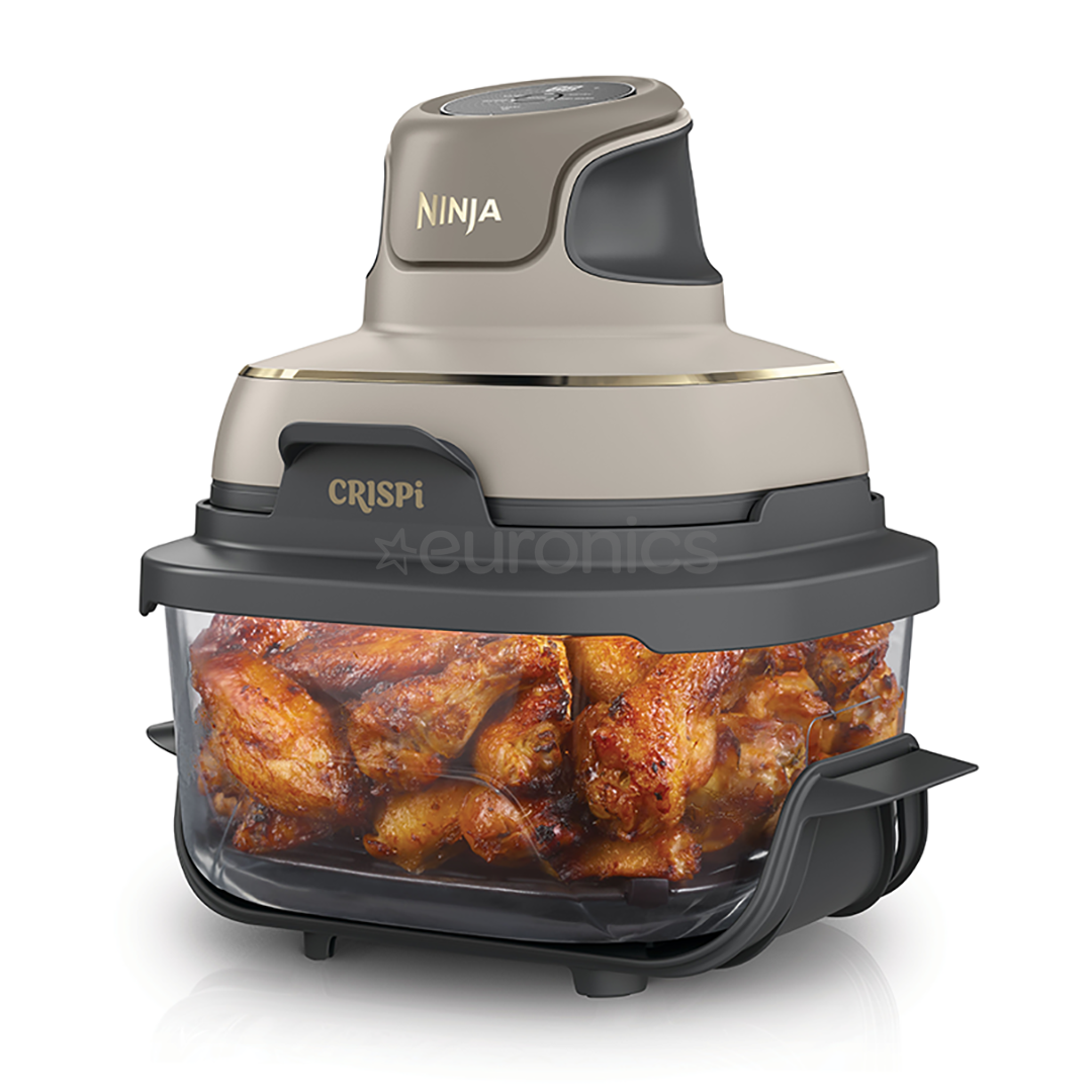 Ninja CRISPi 4-in-1, 1700 W, 3.8 L, bēša - Portatīvais karstā gaisa friteris