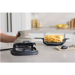 Ninja CRISPi 4-in-1, 1700 W, 3.8 L, bēša - Portatīvais karstā gaisa friteris