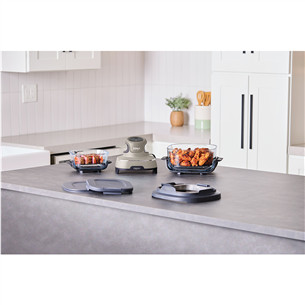 Ninja CRISPi 4-in-1, 1700 W, 3.8 L, bēša - Portatīvais karstā gaisa friteris