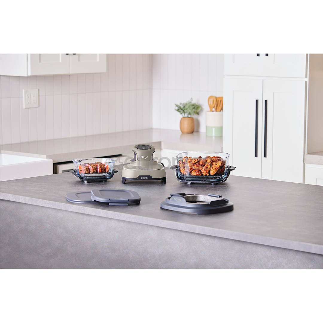 Ninja CRISPi 4-in-1, 1700 W, 3.8 L, bēša - Portatīvais karstā gaisa friteris