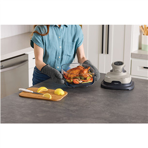 Ninja CRISPi 4-in-1, 1700 W, 3.8 L, bēša - Portatīvais karstā gaisa friteris