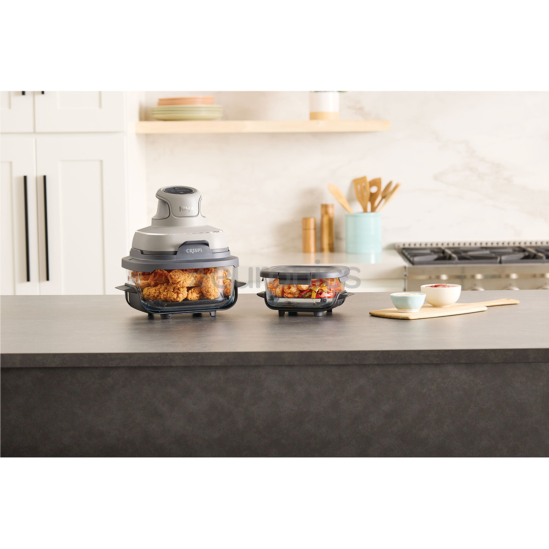Ninja CRISPi 4-in-1, 1700 W, 3.8 L, bēša - Portatīvais karstā gaisa friteris