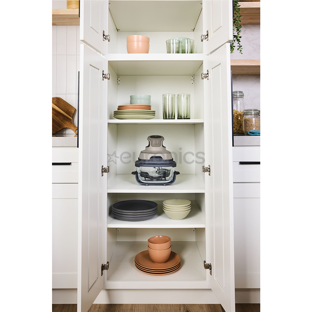 Ninja CRISPi 4-in-1, 1700 W, 3.8 L, bēša - Portatīvais karstā gaisa friteris